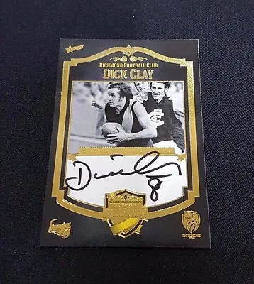 $69.95 • Buy Richmond Tigers - Richard Dick Clay Select Hall Of Fame Signature Signed Card