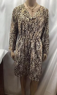 Merona Animal Print Dress Womens Size S/P MGO230312/OB4 • $21.77