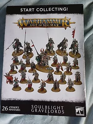 Games Workshop AOS Soulblight Gravelords Start Collecting No Wightking On Steed • £50
