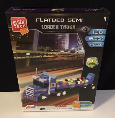 Flatbed Semi Loader Truck 136 Block Pieces New Decal Sheet By Grafix Block Tech • $16.78