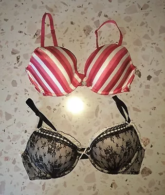 Victoria's Secret Sexy Little Things Bra Lot Bundle Size 34D Push Up Two Bras  • $49