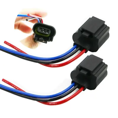 H13 9008 Female Socket Headlight Socket LED Plug Wire Harness Adapter Connector • $8.81