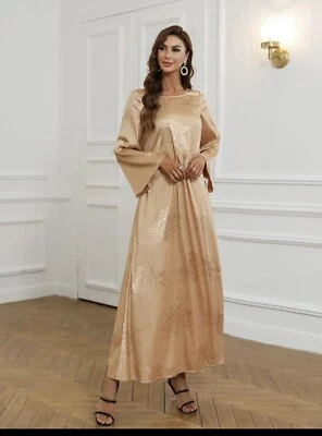 £8 • Buy Shein Jacquard Smock Dress/ Abaya Size M