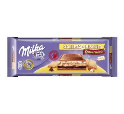 Milka Chocolate Bars | 12X Milka Choco Swing Biscuit  XL Bar • $165.39