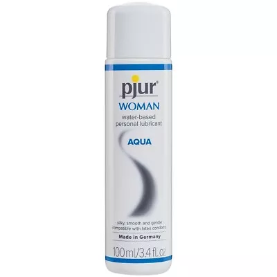 Pjur WOMAN Aqua Water-Based Personal Sexual Lubricant Glide 100ml / 3.4 Fl. Oz • $16.97