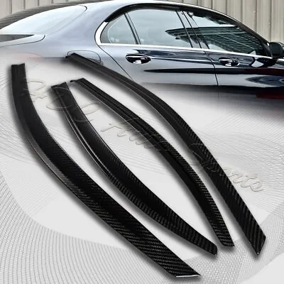 For 2015-2018 Mercedes-Benz W205 C-Class Real Carbon Sun Shield Window Visor • $129.99