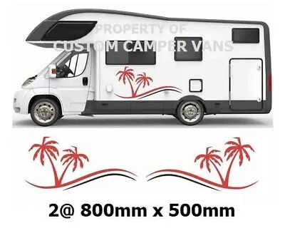 (No.861) MOTORHOME GRAPHICS STICKERS DECALS CAMPER VAN CARAVAN UNIVERSAL FITTING • £27