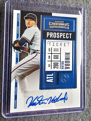 2020 Panini Contenders Victor Vodnik Prospect Ticket Auto • $2.99