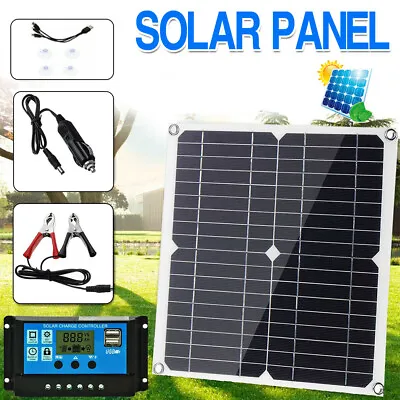 £32.99 • Buy 400W Solar Panel Kit 12V Battery Charger 100A Controller RV Trailer Camper Van