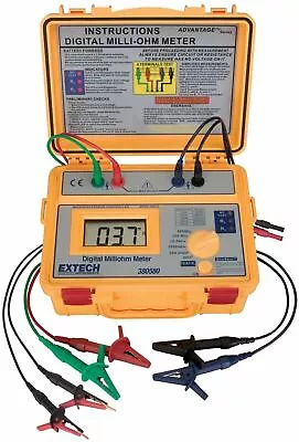 Extech 380580 Battery Powered Milliohm Meter • $594.12