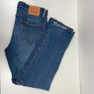 Levi's 751 Jeans Mens Size W36 L34 Blue Straight RMF02-CAP • £7.99