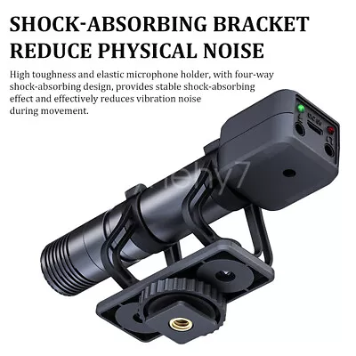 Condenser Microphone For DSLR Camcorders Video Camera Interview Recording Mic • $48.39