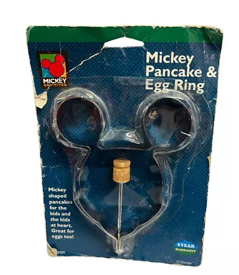 SEALED DISNEY CHEF MICKEY MOUSE METAL EGG OR PANCAKE RING Hoan Corp • $9.99