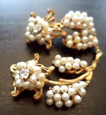 Stunning Vintage Estate Unsigned Miriam Haskell Pearl 1 1/4  Finding!!! G9986 • $55