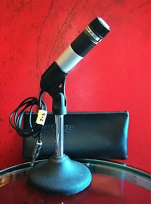 Vintage 1990's Shure 545L Dynamic Cardioid Microphone Low Z W Extras SM57 545D 2 • $105.40