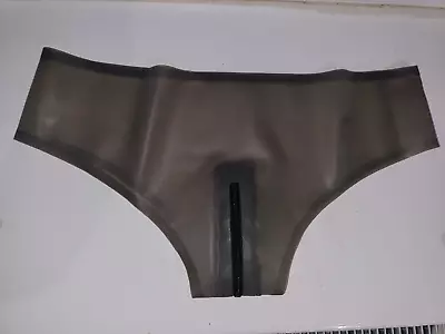 NEW Latex Rubber Knickers Briefs Underwear Pants Boxers Shorts Lingerie Zip UK • £17