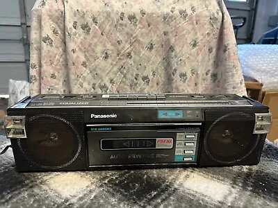 Vintage Panasonic Ambience RX-FM16 Stereo Cassette Recorder AM/FM Radio Boombox • $30