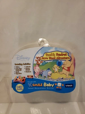 $9.99 • Buy Vtech Pooh's Hundred Acre Wood Adventure (Vtech V.Smile Baby)