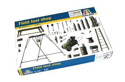 ITALERI Field Tool Shop 419 1:35 Accessories Model Kit • £9.95