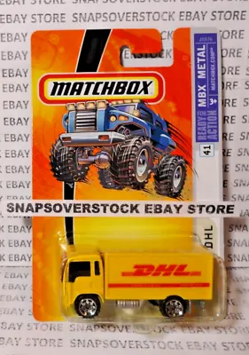 2006 Matchbox Yellow Dhl Delivery Box Truck Mbx Metal Series Mbx #41 Vhtf • $13.95