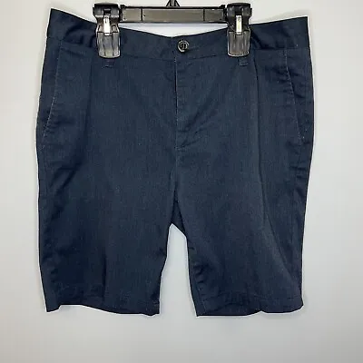 Blue Crown Shorts Mens 31 Inch Waist Stretch Slim Chino Blue 9 Inch Inseam NWOT • $13.95