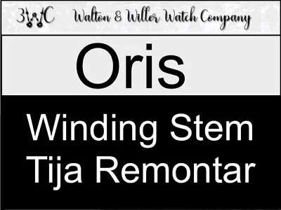 Nos New Oris Winding Stem Seatpost Remounting Albero Vintage Part Watch • $11.46