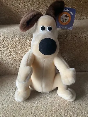 Vintage Wallace And Gromit 12” Sitting Gromit Plush Soft Toy With Tag • £14.99