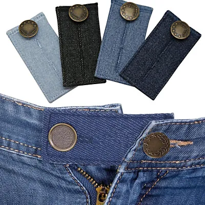 £2.70 • Buy Waist Band Extender Expander Button Trousers Maternity Jeans Elastic Waistband