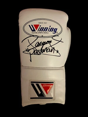 $100 • Buy Manny Pacman Pacquiao Signed Winning Boxing Glove