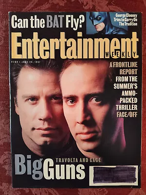 ENTERTAINMENT WEEKLY Magazine June 20 1997 John Travolta Nicolas Cage FACE OFF • $14.40