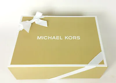 NEW Michael Kors Medium Gift Box W/ Ribbon Fits Bag Crossbody 11.5  X 8.5  X 4  • $14.99