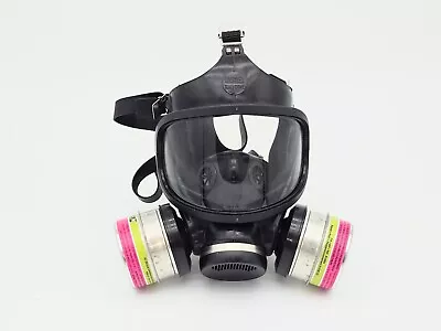 MSA Gas Mask Medium Full Face Respirator 7-204-1 For Spray Paint Safety • $45