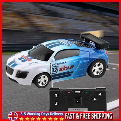 £10.09 • Buy Coke Can Micro Racing Car LED Lights RC Racing Drift Car Car Model For Kids Boys