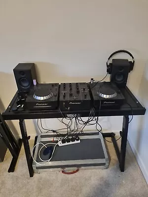 £1200 • Buy Pioneer CDJ 350 Pair DJM 350 Flight Case Gorilla Stand PreSonus Speakers Plus...