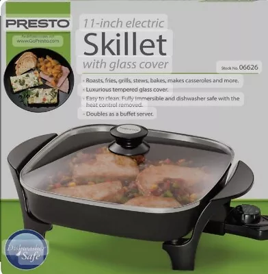 Presto 11 Electric Skillet With Glass Cover • $30