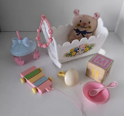 G1 1980s My Little Pony BABY NURSERY ACCESSORIES & FURNITURE & TOYS Vintage • £25