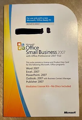 Microsoft Office Small Business 2007 Product Key For Windows • $32.71