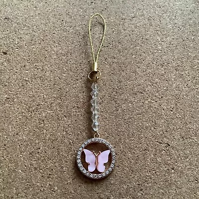 Handmade Pretty Butterfly Mobile  Phone Charm/pencil Case / Bag Charm 🎁 • £3.20