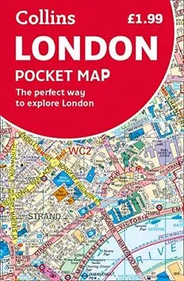 London Pocket Map: The Perfect Way To Explore London By Collins Maps NEW Book  • £5.43