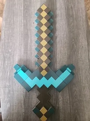 Minecraft Diamond Pickaxe & Sword Transforming 2-in-1 Toy Mattel 2014 • $17.99