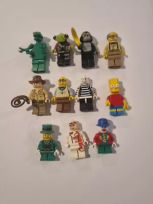 Lego Minifigures Bulk Lot Assorted Indianna Jones Gorilla Suit Alien Clown • $69