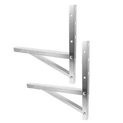 £39.96 • Buy 2 PCS Foldable Shelf Bracket Air Conditioner Shelf Folding Table Bracket
