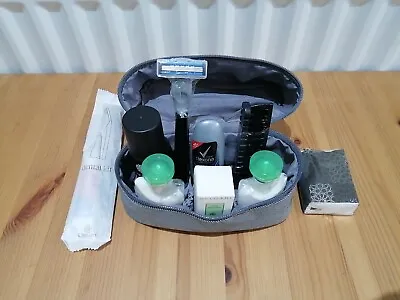 £12 • Buy Mens Emirates First Business Class Bvlgari Amenity Kit Bag Toiletries