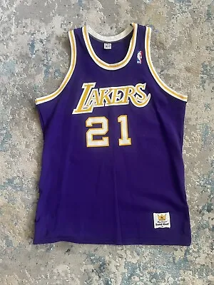 Vtg 1980's Lakers Jersey MacGregor Sand-Knit  Michael Cooper Large • $47.50