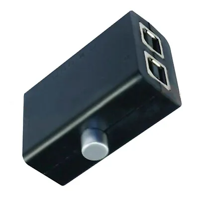 New USB Sharing Share Switch Box Hub 2 Ports PC Computer Scanner Printer Manual • $4.35
