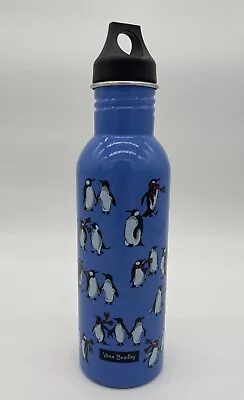 Vera Bradley ~ Water Bottle Tumbler ~ 25 Oz. ~ Playful Penguins ~ Canteen Style • $9.99