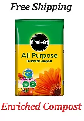 Miracle Gro All Purpose Enriched Compost 40 Litre Garden Planting Growing Soil • £11.99