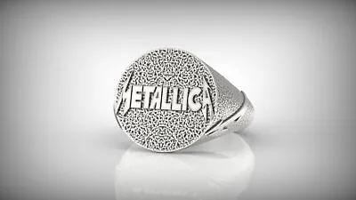 Vintage Metallica Ring Sterling Silver 925 • $105
