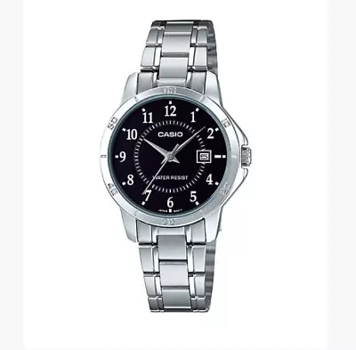 New Genuine Casio Quartz Watch Date S/steel Ladies Bracelet With Box LTPV004D • $70