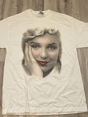 RARE Vintage Marilyn Monroe Face T-Shirt Y2K 2003 Size Large NWOT CMG WORLDWIDE • $69.99